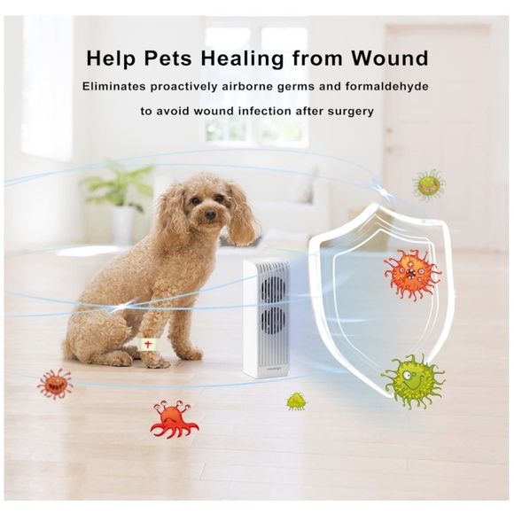 Ultra Quiet Portable Air Purifier with HEPA Filter Up to 600 Square Feet - Picture 3 of 5